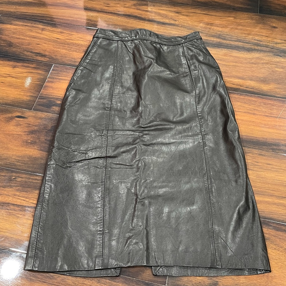 Leather Skirt